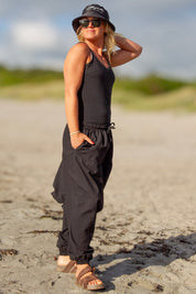 Svart Haremsbyxa Yogi Cargo Black