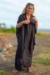 Black Kaftan Dress Olinda Black