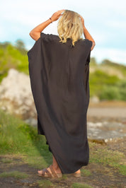 Black Kaftan Dress Olinda Black