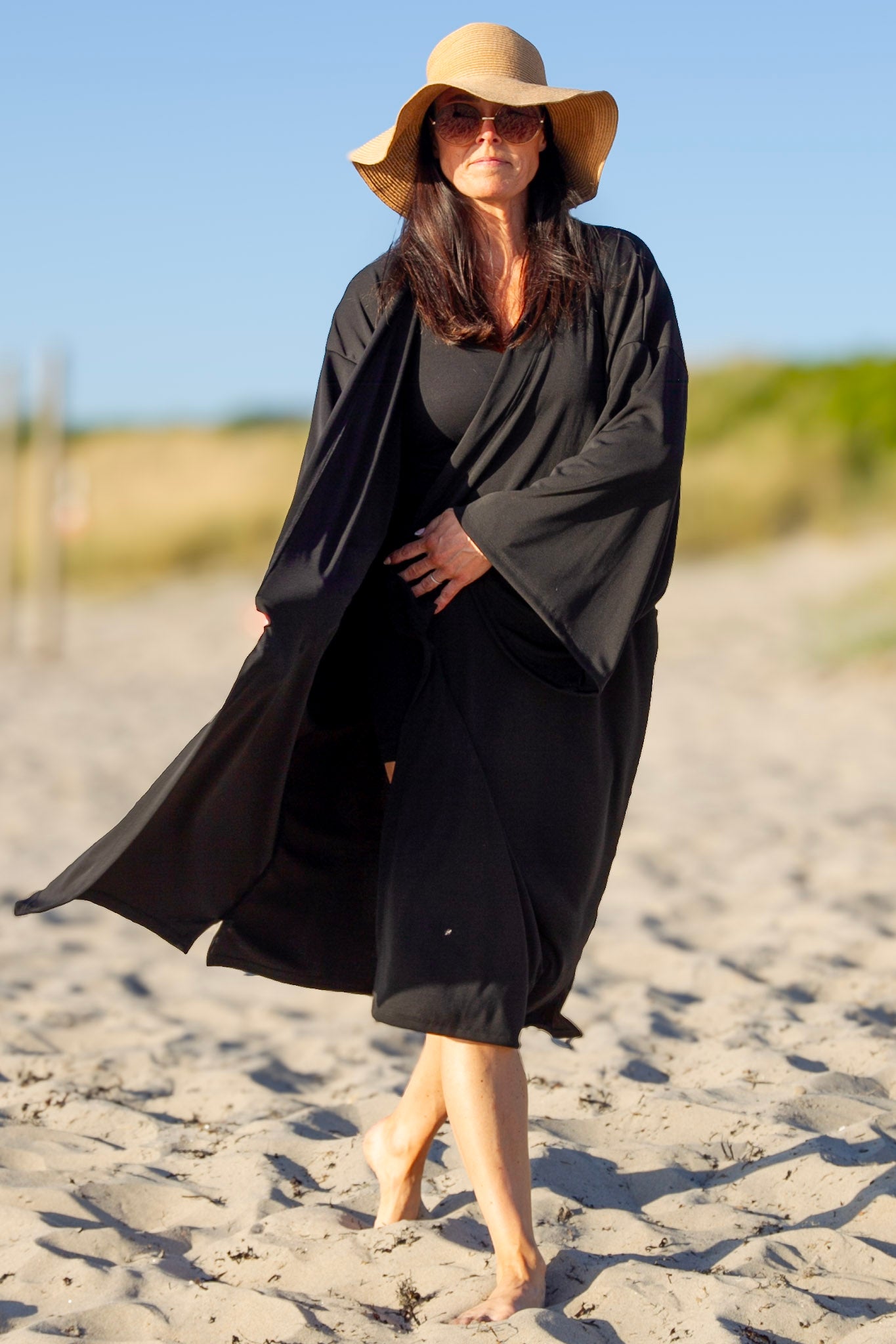 Zwarte Kimono Zwart