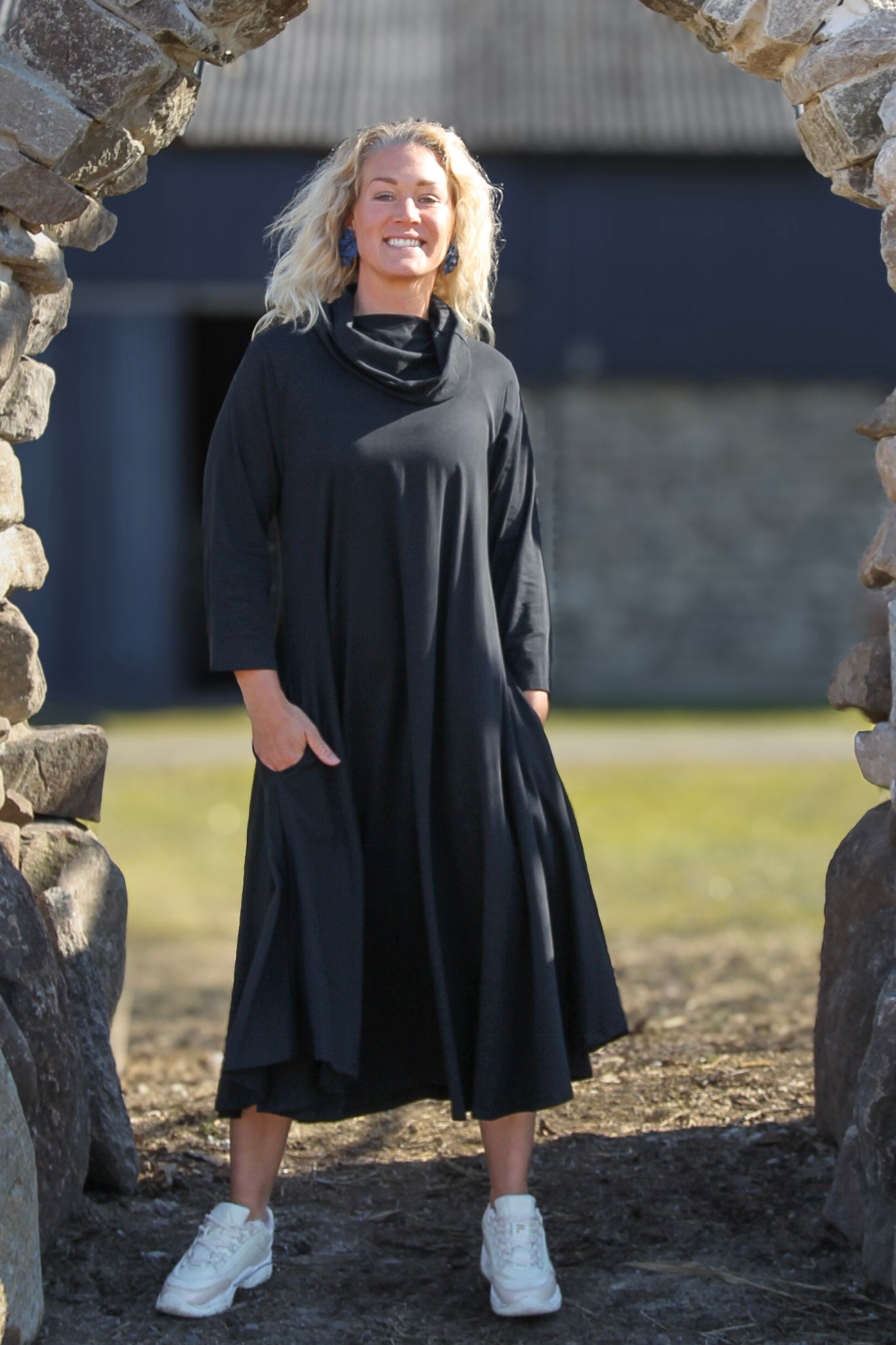 Svart Klänning Ballerina Polo Black