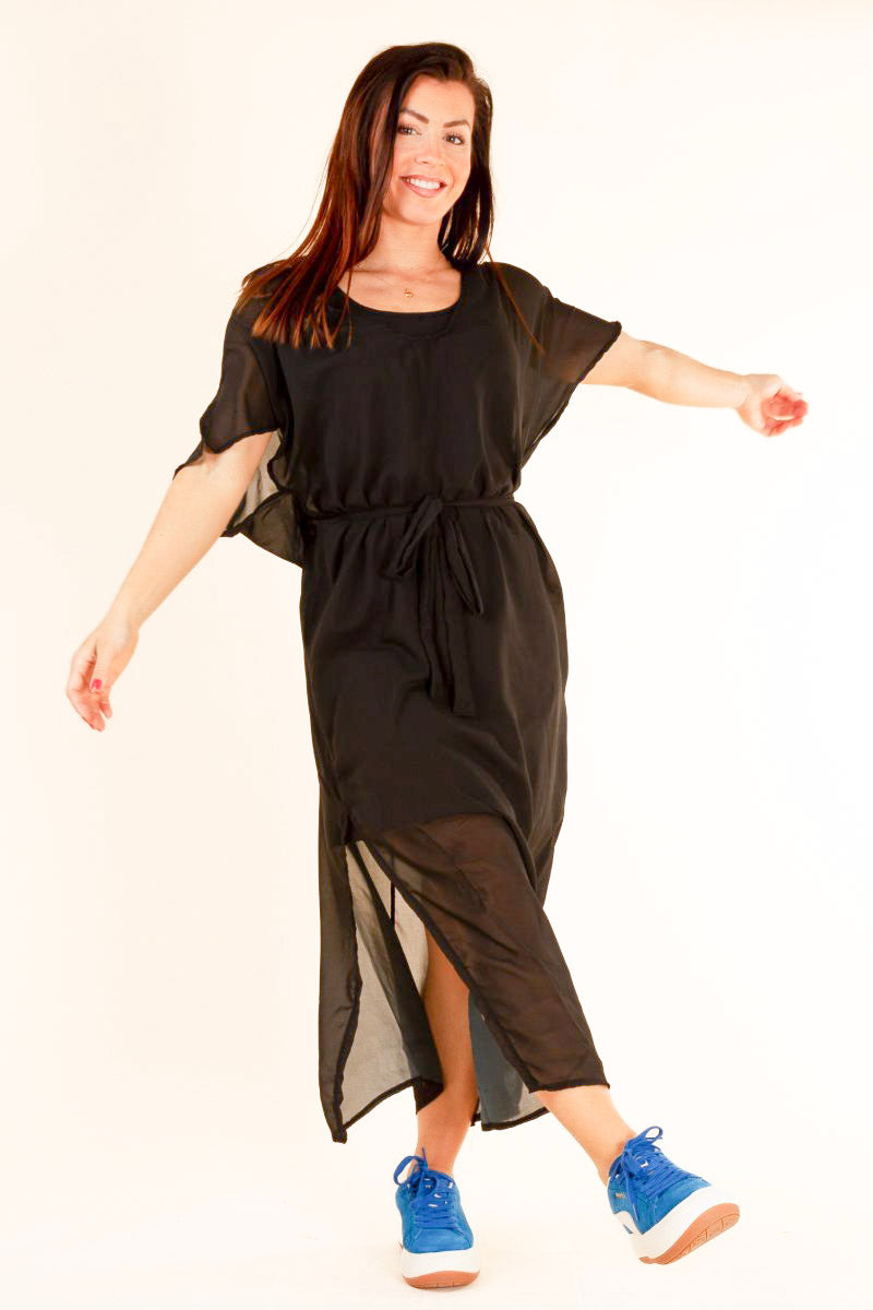 Schwarzes Kleid Betula Schwarz
