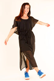Schwarzes Kleid Betula Schwarz