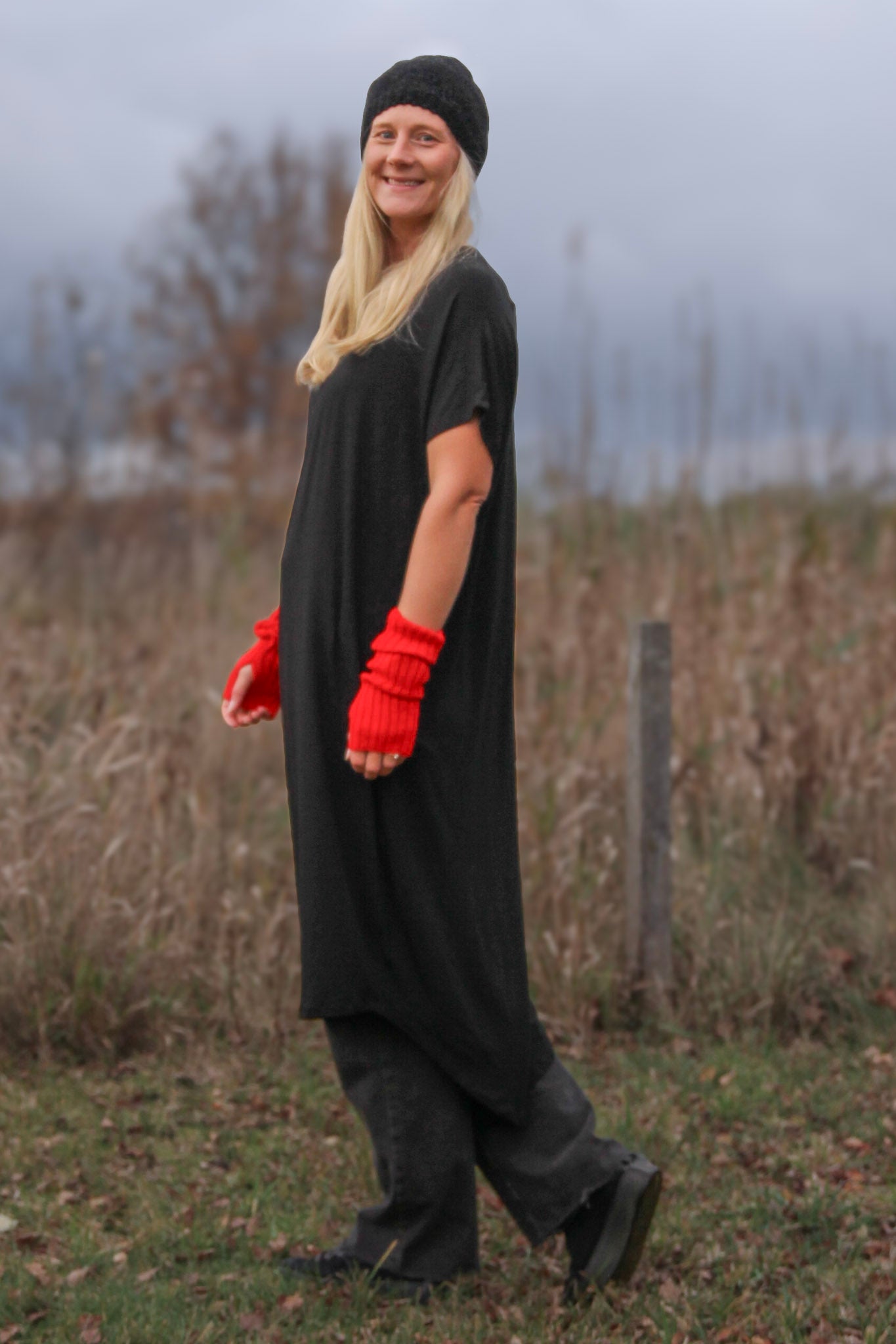 Zwarte jurk Eveline Zwart