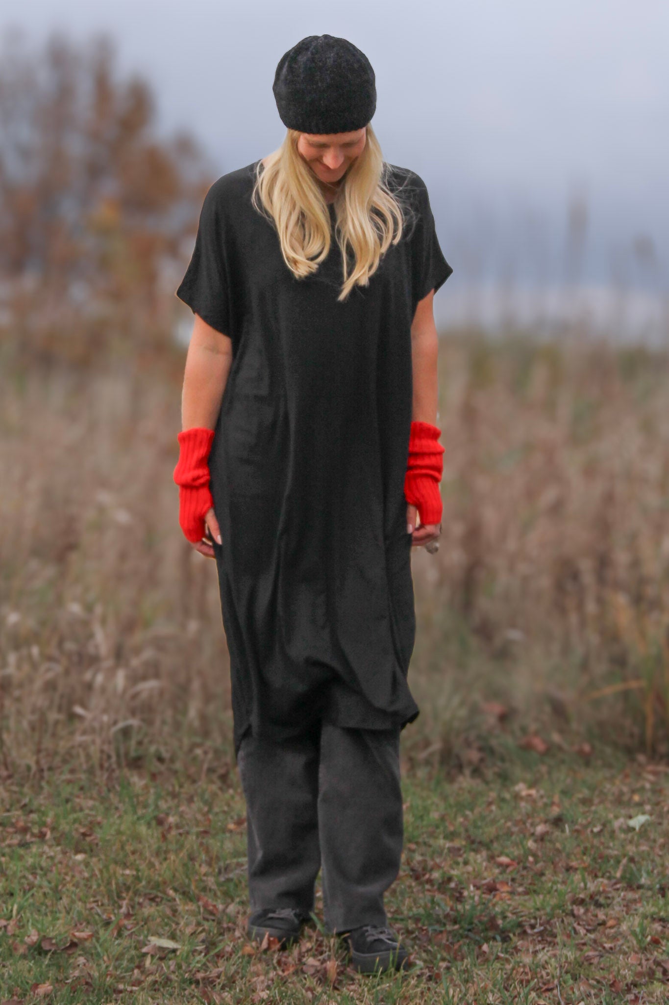 Zwarte jurk Eveline Zwart