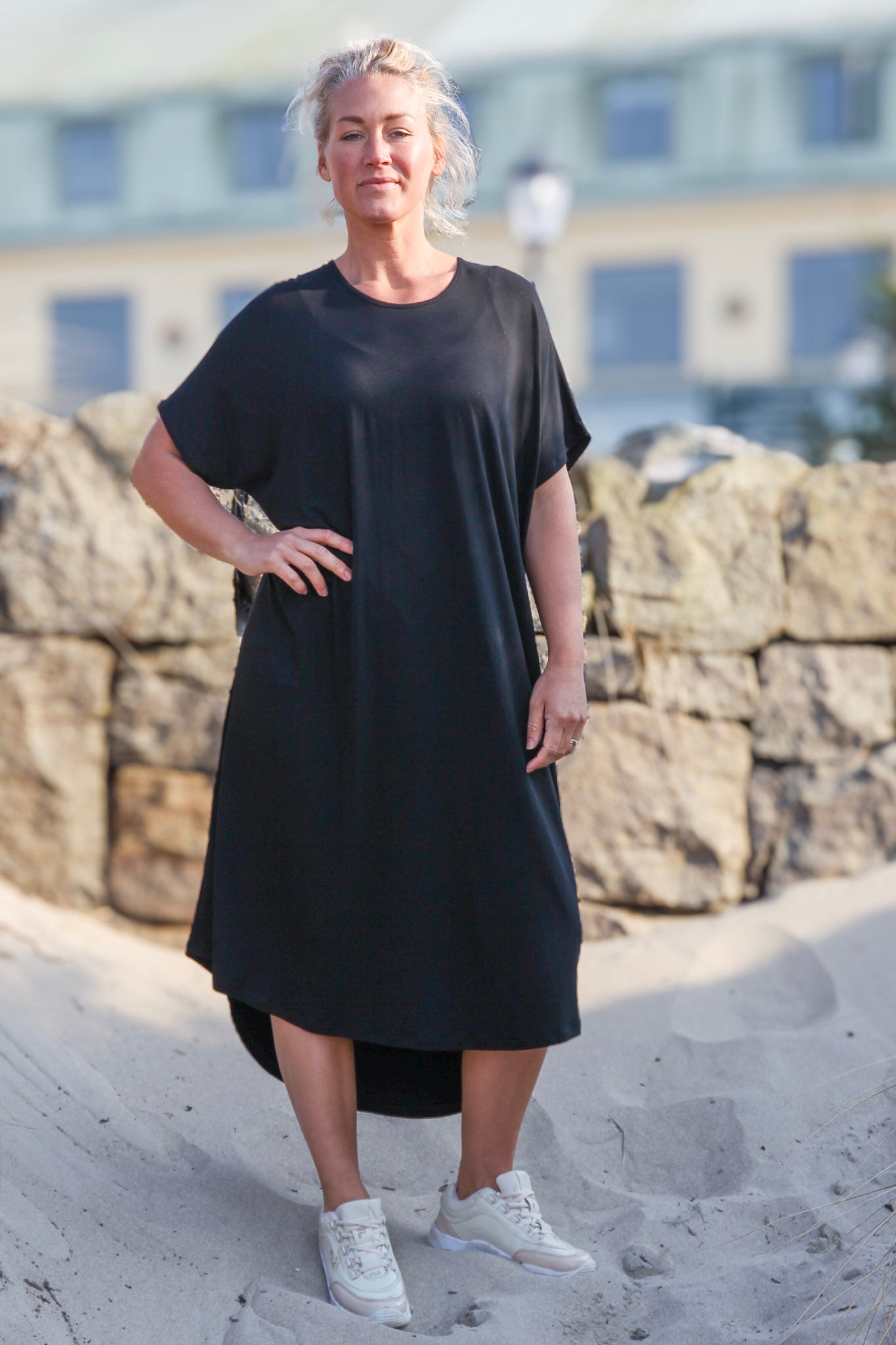 Svart Klänning Eveline Black
