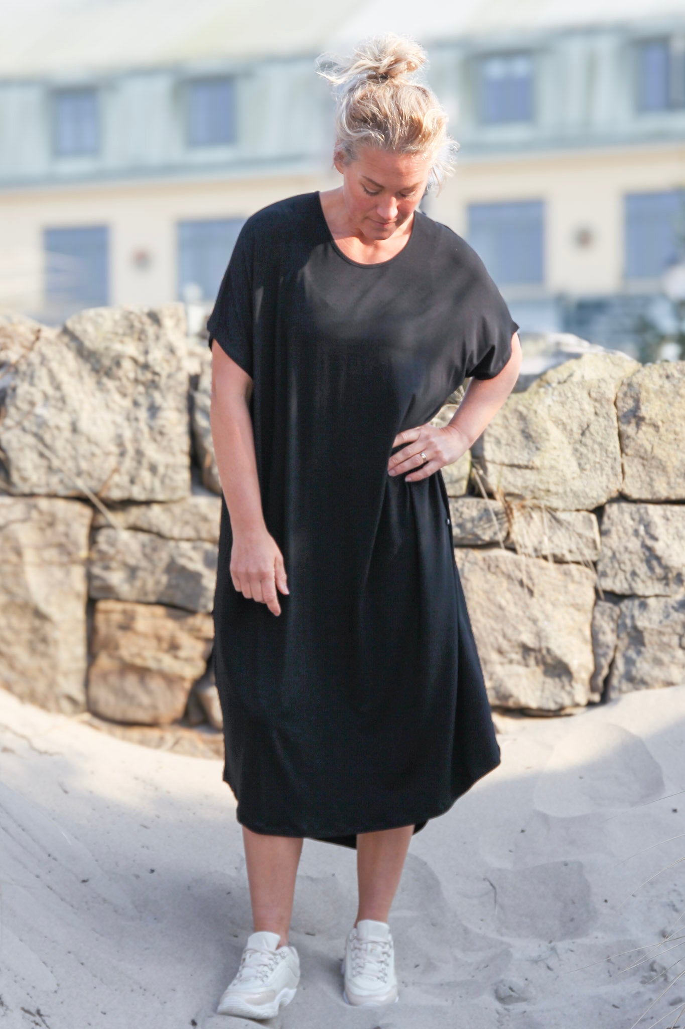 Svart Klänning Eveline Black