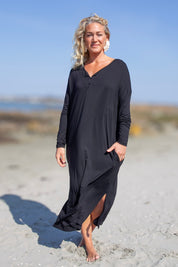 Svart Klänning Linn Black