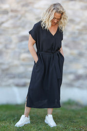Svart Klänning Roxy Black
