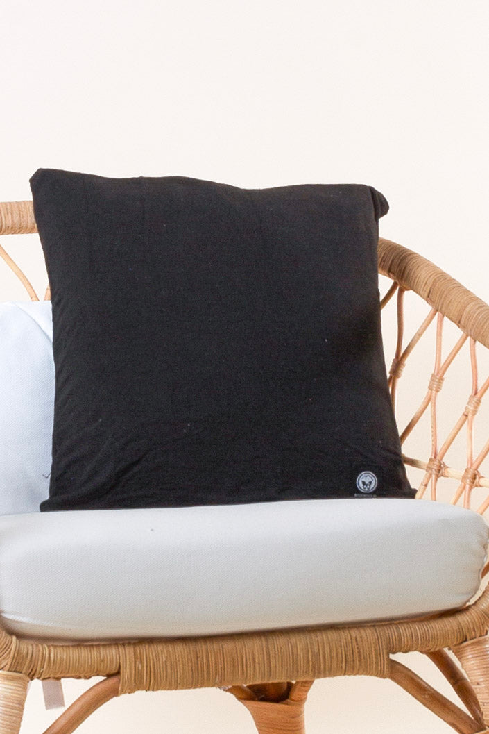 Svart Kuddfodral 50x50 Plain Black