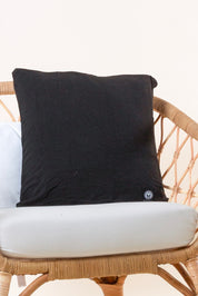 Svart Kuddfodral 50x50 Plain Black
