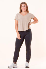 Svart Leggings Basic Black