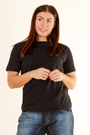 Svart T-Shirt Vintage Black
