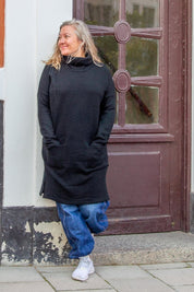 Svart Tröjklänning Polo Loose Black