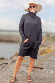 Svart Tröjklänning Polo Loose Black