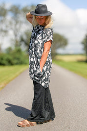 Svart Tunika Dalia Black Print