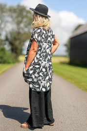 Svart Tunika Dalia Black Print