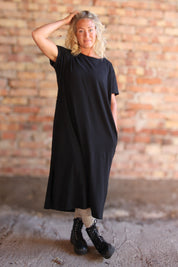 Svart Klänning Qubec Black