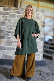 Grön Tunika Whisper Green Base Stripe