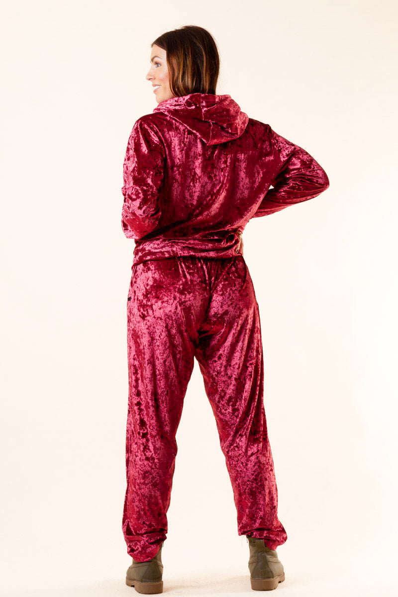 Vinröd Byxa Velly Maroon