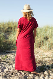 Vinröd Klänning Milly Maroon