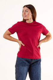 Vinröd T-Shirt Maroon