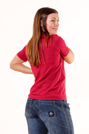 Vinröd T-Shirt Maroon