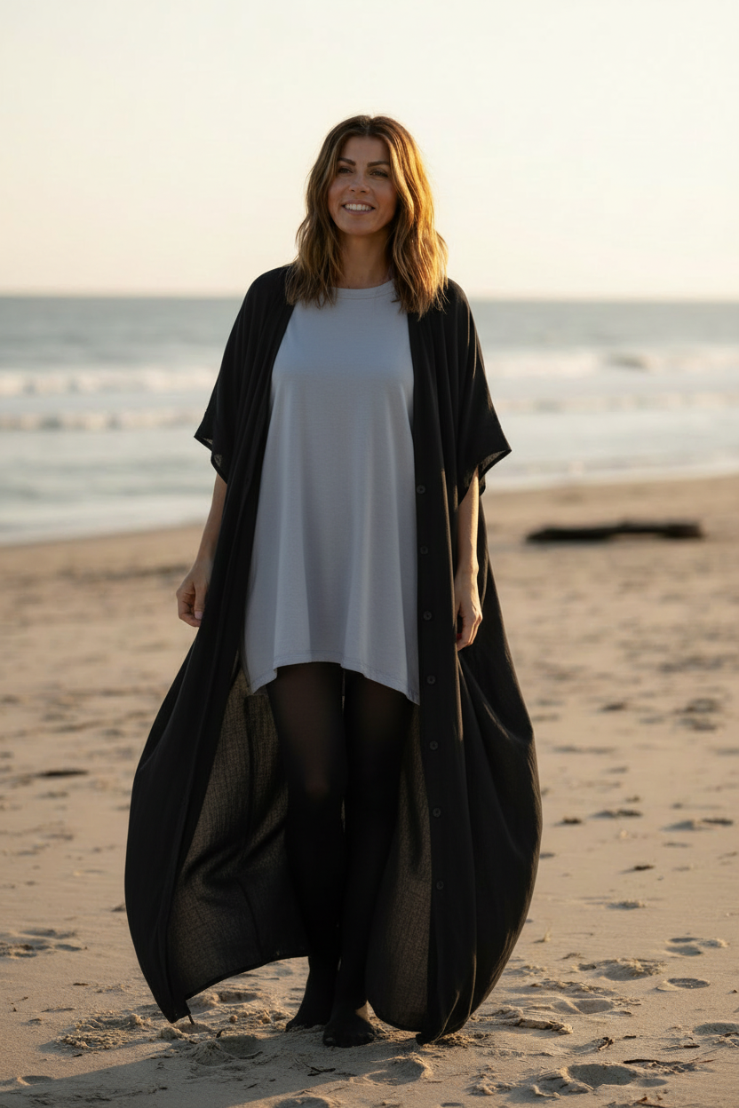 Avslappnad vid havet