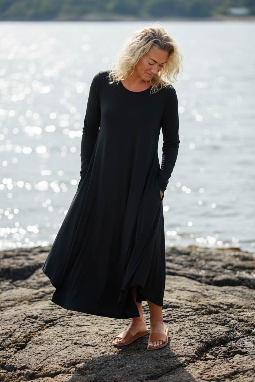 Ballerina Longsleeve Black - sandaler