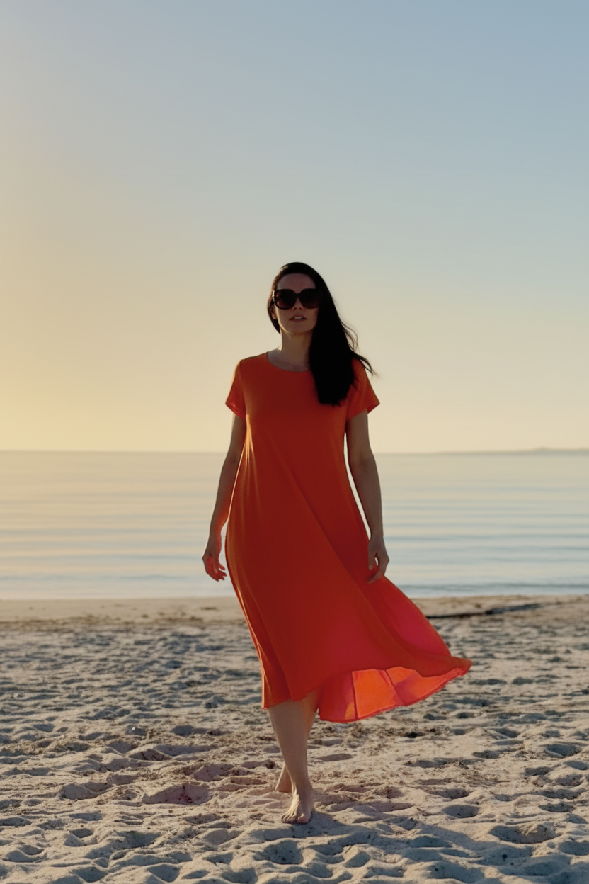 Ballerina Orange Walking