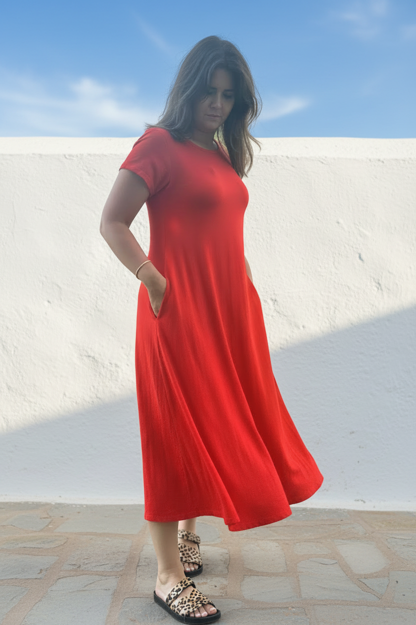 Ballerina Red – Grekisk by