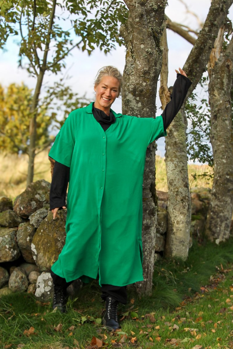 Grön Klänning Sahara Longshirt Green