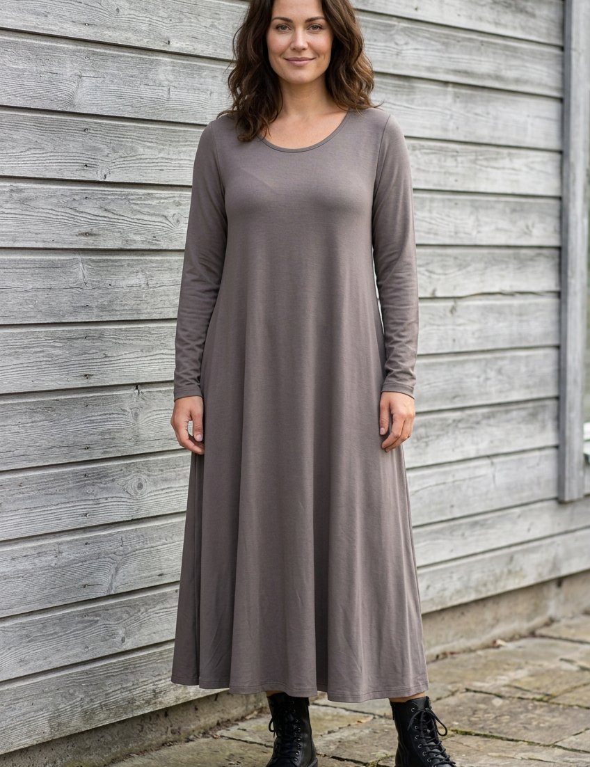 Ballerina Long Sleeve – Granit Brown