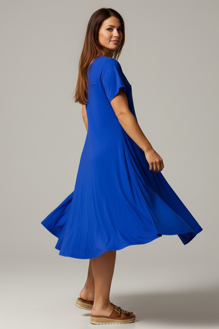 Blå Klänning Ballerina Original Limited RoyalBlue