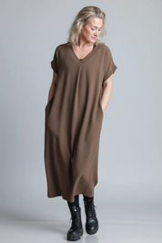 Brun Klänning Roxy Dark Choco