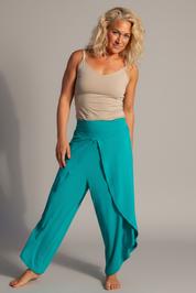 Grön Byxa Layer Pant Green