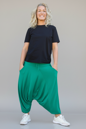 Grön Haremsbyxa Yoga Basic Original Cold Green