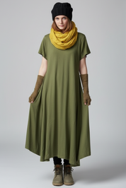 Grön Klänning Ballerina Original Warm Green