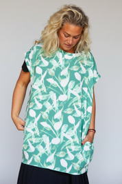Grön Tunika Dalia Green Print
