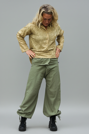 Green Wrap Pants Breath Pellava Green