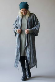 Randig Kimono Aderna Dark Stripe