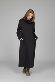 Svart Klänning Polo Kaftan Black