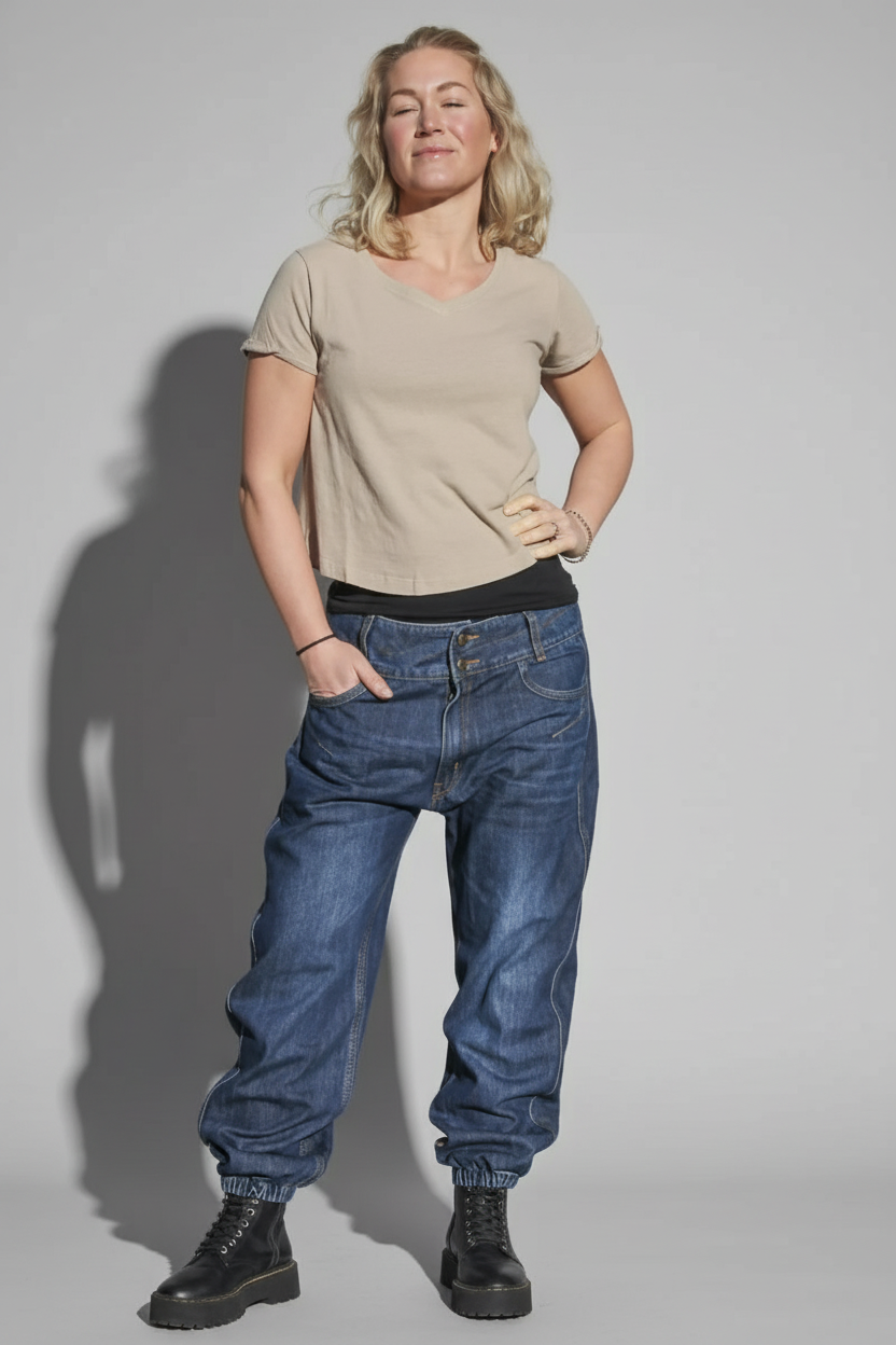 Donker Indigo Blauwe Jeans Grimeton Donker Indigo Blauw