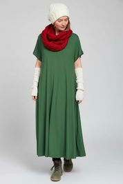 Mörkgrön Klänning Ballerina Original Dark Green