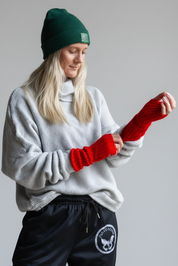 Röd Armvärmare Hedda Red