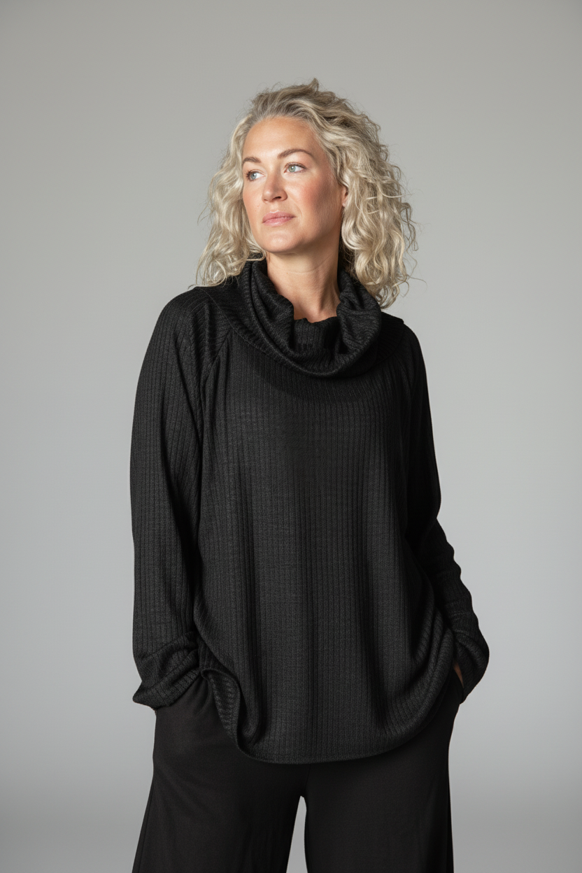 Svart Polotröja Embrace Black
