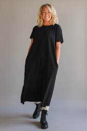 Svart Klänning Qubec Black