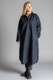 Mörkgrå Jeansskjorta Daly Dark Grey