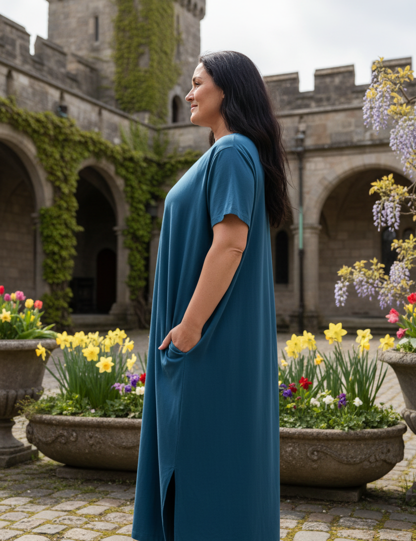 Från sidan vid slottet