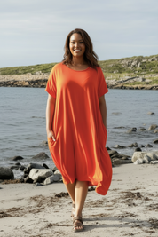 Framifrån gående